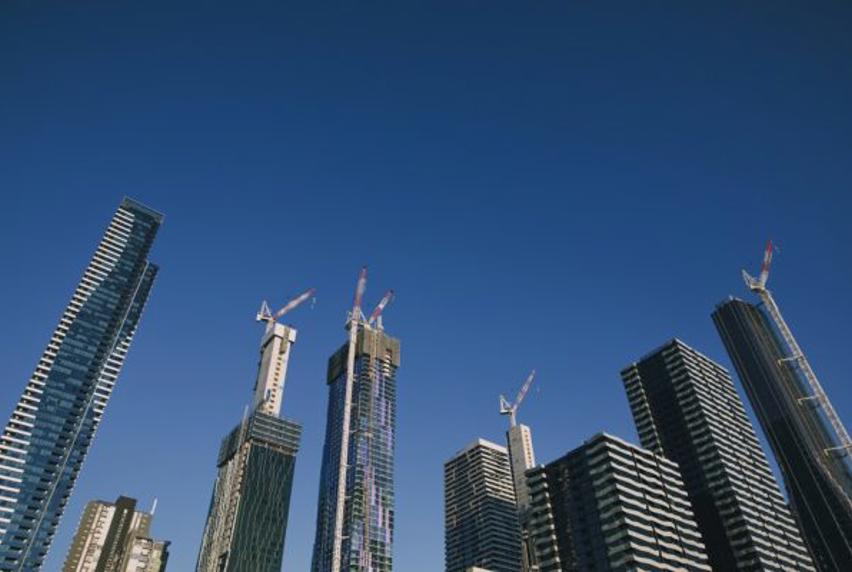 Image of skyscraper construction
