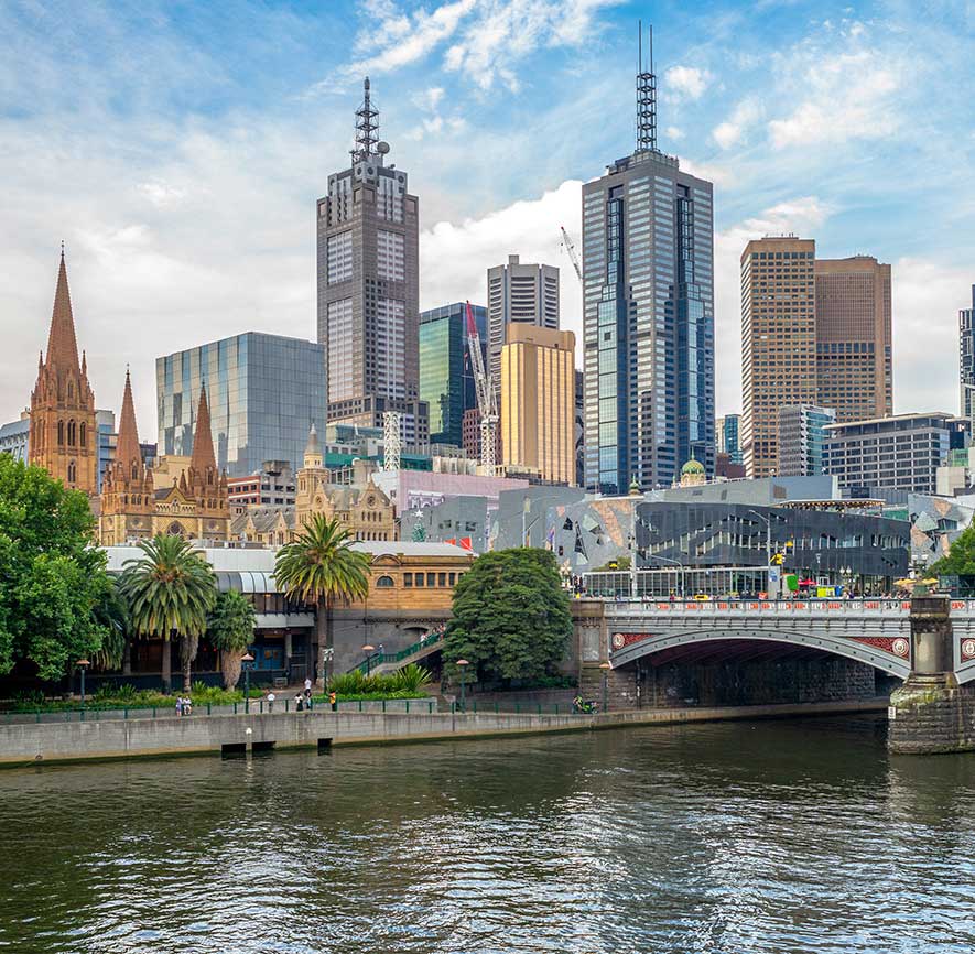 Melbourne City view