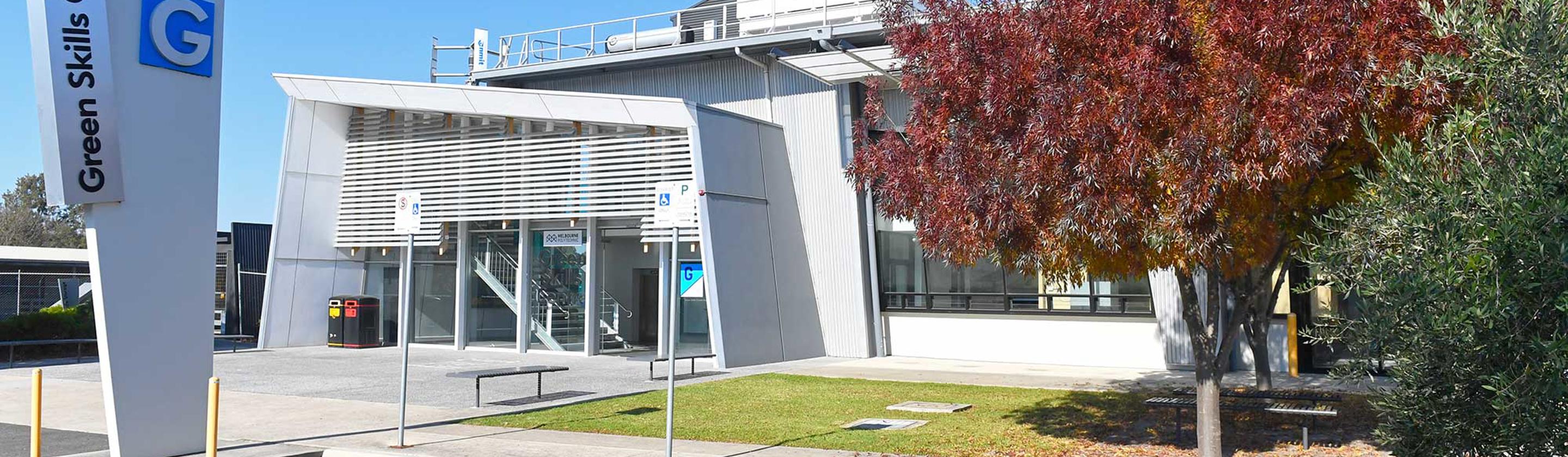 Image of Epping Campus front of building G - Green Skills Centre